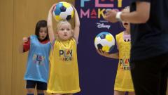 Ahol a foci és a Disney-világ találkozik - UEFA-program 5-8 éves lányoknak