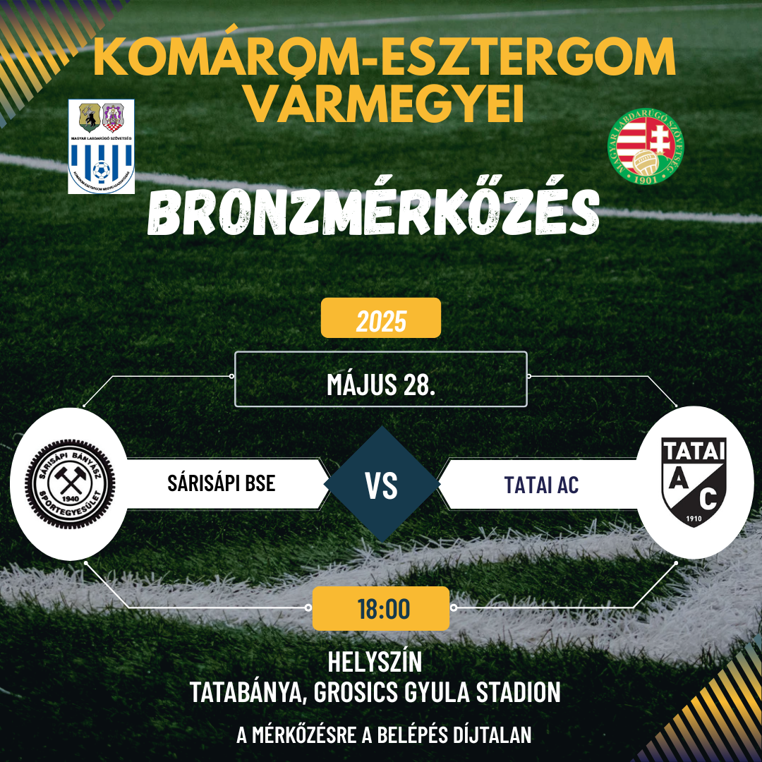 Vármegyei kupa bronzmérkőzés