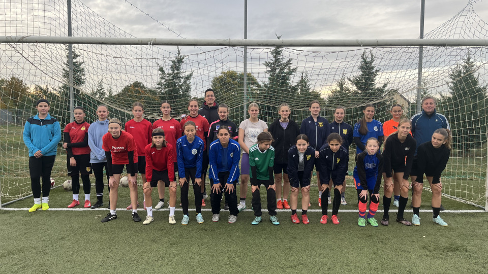Koppánymonostorban edzett a női U15-ös területi válogatott 
