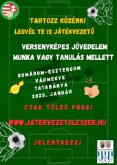 Alapfokú labdarúgó játékvezetői tanfolyam indul!