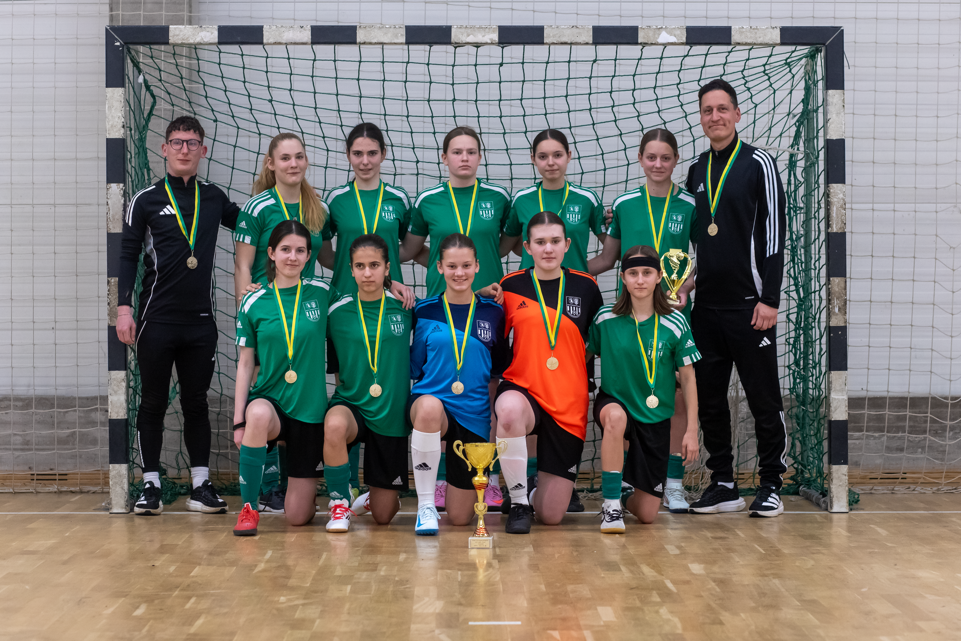 A Komárom-Esztergom Vármegye U16 futsal lány Válogatottja diadalmaskodott a Somogy Vármegyei Tornán